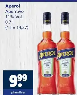 Getränkewelt Aperol aperitivo Angebot