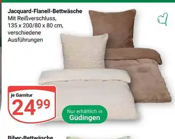 Globus Jacquard-flanell-bettwäsche Angebot