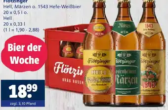 Getränkewelt Flötzinger hell Angebot