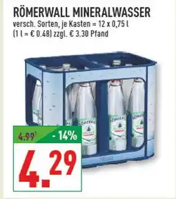 Marktkauf Römerwall mineralwasser Angebot