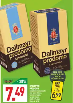 Marktkauf Dallmayr prodomo naturmild Angebot