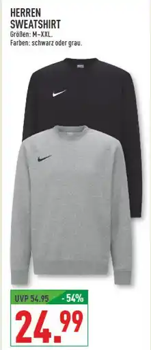 Marktkauf Nike herren sweatshirt schwarz Angebot