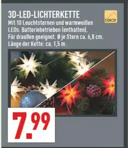 Marktkauf Dekor 3d-led-lichterkette Angebot