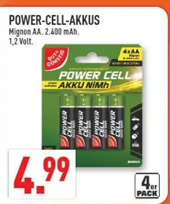 Marktkauf Power cell power-cell-akkus Angebot