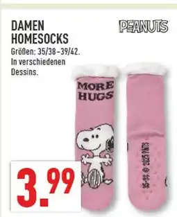 Marktkauf Peanuts damen homesocks Angebot