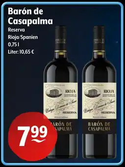 Getränke Hoffmann Barón de Casapalma Angebot