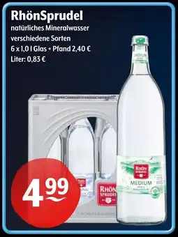 Getränke Hoffmann RhönSprudel natürliches Mineralwasser Angebot
