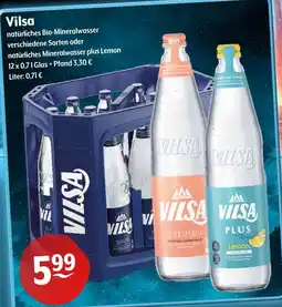 Getränke Hoffmann Vilsa natürliches Bio-Mineralwasser Angebot