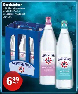 Getränke Hoffmann Gerolsteiner natürliches Mineralwasser Angebot
