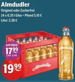 Getränke Hoffmann Almdudler Original oder Zuckerfrei Angebot