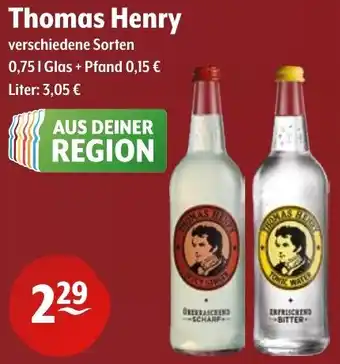 Getränke Hoffmann Thomas Henry Angebot
