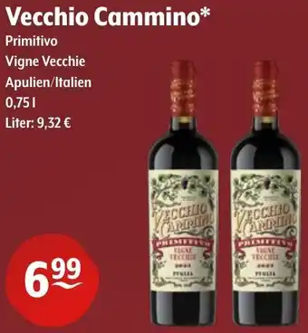 Getränke Hoffmann Vecchio Cammino Primitivo Angebot