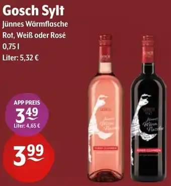 Getränke Hoffmann Gosch Sylt Jünnes Wärmflasche Angebot