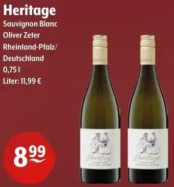 Getränke Hoffmann Heritage Sauvignon Blanc Angebot