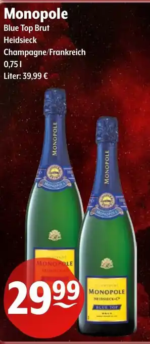 Getränke Hoffmann Monopole Blue Top Brut Heidsieck Angebot