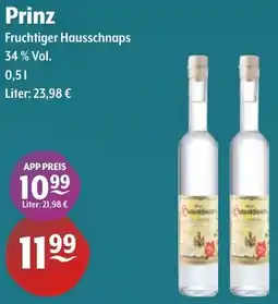 Getränke Hoffmann Prinz Fruchtiger Hausschnaps Angebot