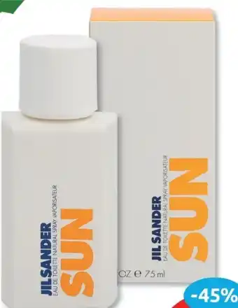 Scheck-in-Center Jil Sander Sun EdT Angebot