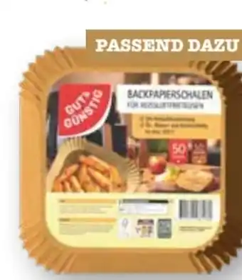 Scheck-in-Center Gut & Günstig Backpapierschalen 50er-Pack Angebot