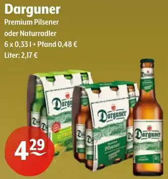 Getränke Hoffmann Darguner Premium Pilsener oder Naturradler Angebot