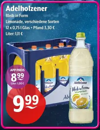 Getränke Hoffmann Adelholzener Bleib in Form Angebot