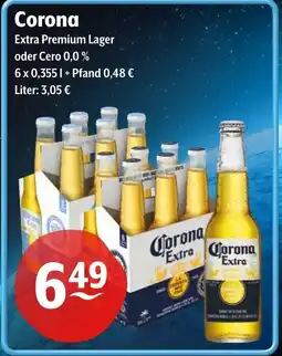 Getränke Hoffmann Corona Extra Premium Lager oder Cero 0,0 % Angebot