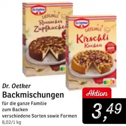 KONSUM Dr. Oetker Backmischungen Angebot