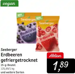 KONSUM Seeberger Erdbeeren gefriergetrocknet Angebot