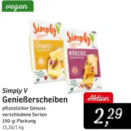 KONSUM Simply V Genießerscheiben Angebot