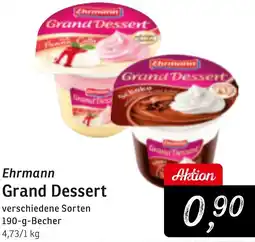 KONSUM Ehrmann Grand Dessert Angebot