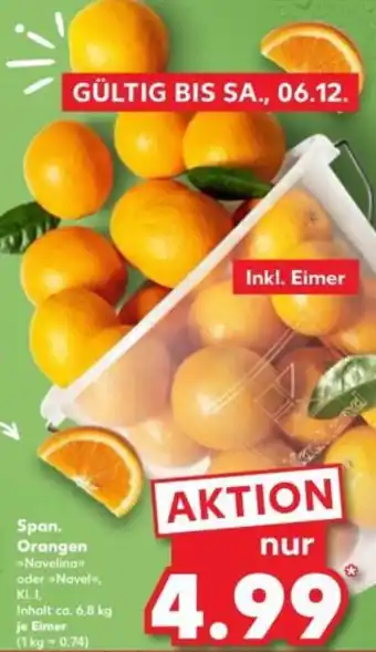 Kaufland Span. Orangen Angebot