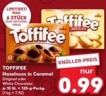 Kaufland TOFFIFEE Haselnuss in Caramel Angebot