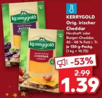 Kaufland KERRYGOLD Orig. irischer Cheddar Angebot