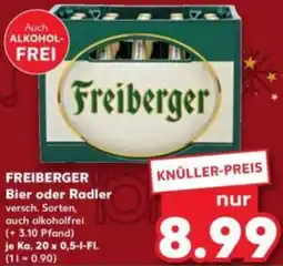 Kaufland FREIBERGER Bier oder Radler Angebot