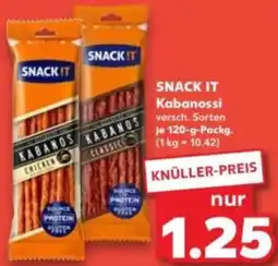 Kaufland SNACK IT Kabanossi Angebot