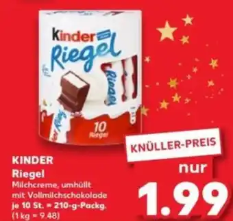 Kaufland KINDER Riegel Angebot
