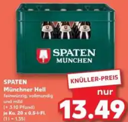 Kaufland SPATEN Münchner Hell Angebot