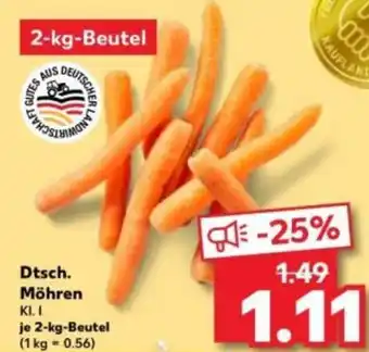 Kaufland Dtsch. Möhren Angebot