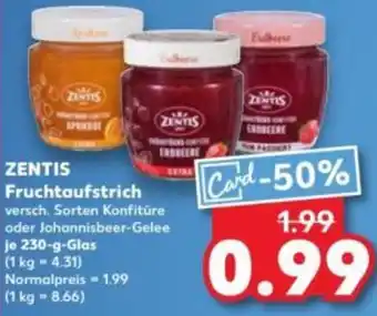 Kaufland ZENTIS Fruchtaufstrich Angebot