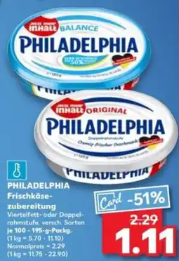 Kaufland PHILADELPHIA Frischkäsezubereitung Angebot