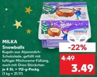 Kaufland MILKA Snowballs Angebot