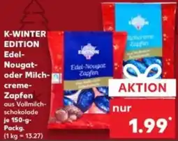 Kaufland K-WINTER EDITION Edel- Nougat- oder Milchcreme- Zapfen Angebot