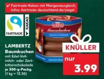 Kaufland LAMBERTZ Baumkuchen Angebot