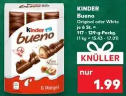 Kaufland KINDER Bueno Angebot