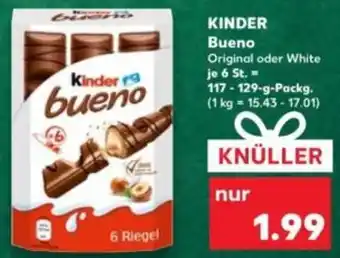 Kaufland KINDER Bueno Angebot