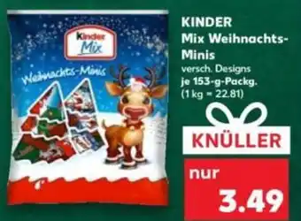 Kaufland KINDER Mix Weihnachts- Minis Angebot