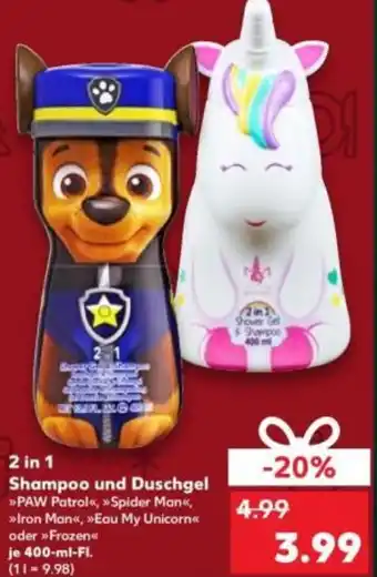 Kaufland 2 in 1 Shampoo und Duschgel Angebot