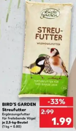 Kaufland BIRD'S GARDEN Streufutter Angebot