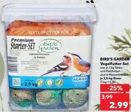 Kaufland BIRD'S GARDEN Vogelfutter-Set Angebot
