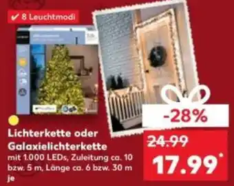 Kaufland Lichterkette oder Galaxielichterkette Angebot