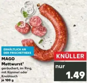 Kaufland MAGO Mettwurst Angebot